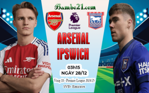Nhận định Arsenal vs Ipswich