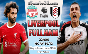 Nhận định Liverpool vs Fulham