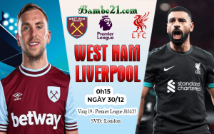 Nhận định West Ham vs Liverpool