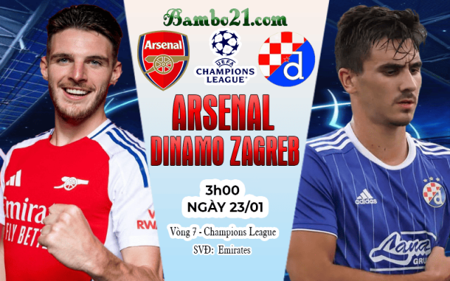 Nhận định Arsenal vs Dinamo Zagreb