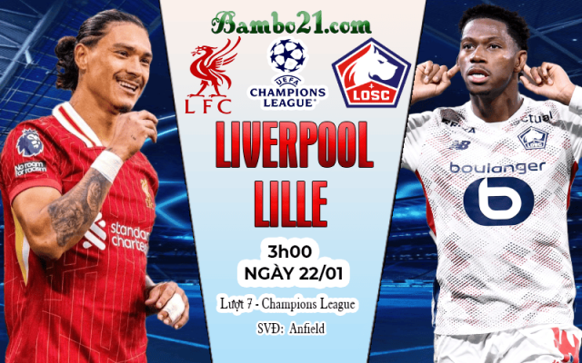 Nhận định Liverpool vs Lille