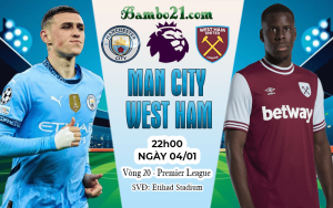 Nhận định Man City vs West Ham