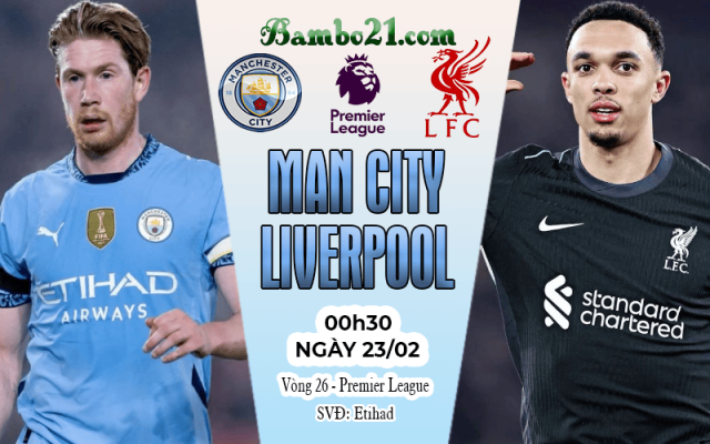 Nhận định Man City vs Liverpool