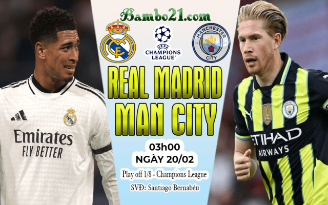 Nhận định Real Madrid vs Man City