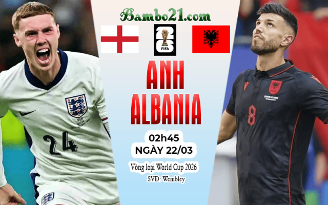 Nhận định Anh vs Albania