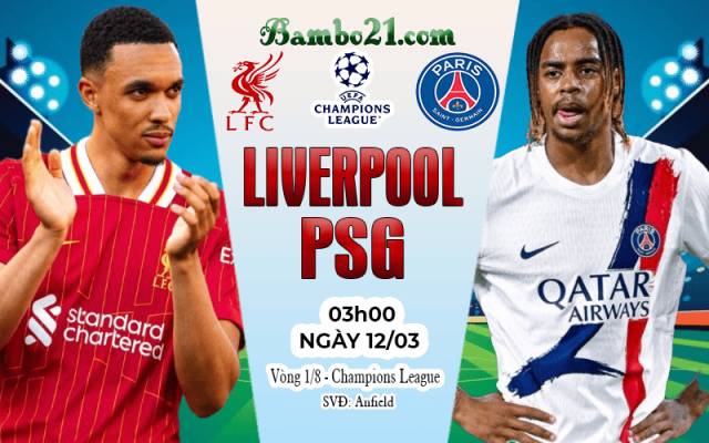 Nhận định Liverpool vs PSG
